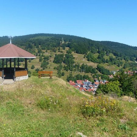 Ferienhaus Am Loeffelberghuettchen Giessubel Exterior foto