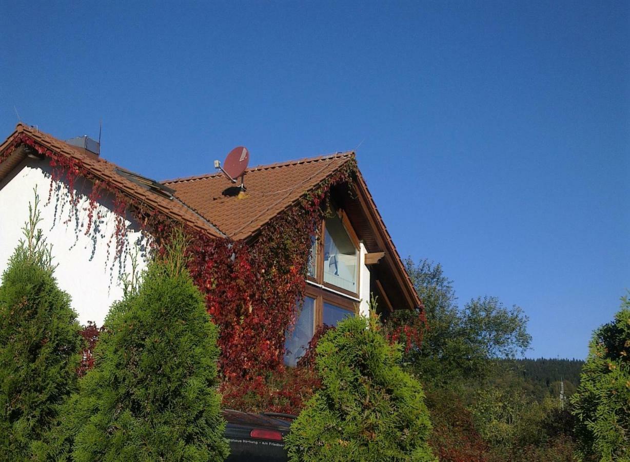 Ferienhaus Am Loeffelberghuettchen Giessubel Exterior foto